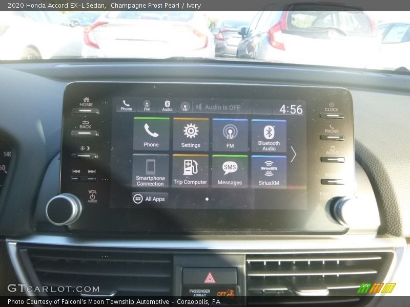 Champagne Frost Pearl / Ivory 2020 Honda Accord EX-L Sedan