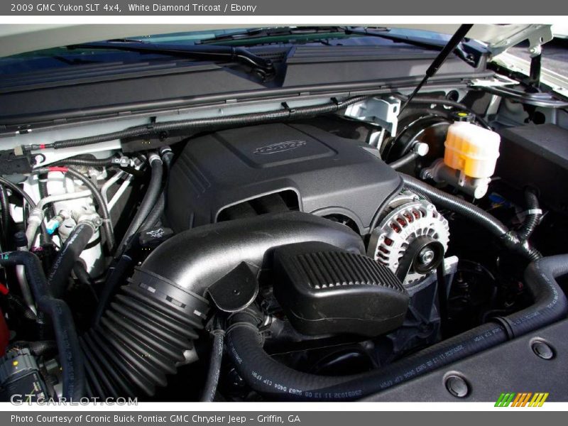 White Diamond Tricoat / Ebony 2009 GMC Yukon SLT 4x4