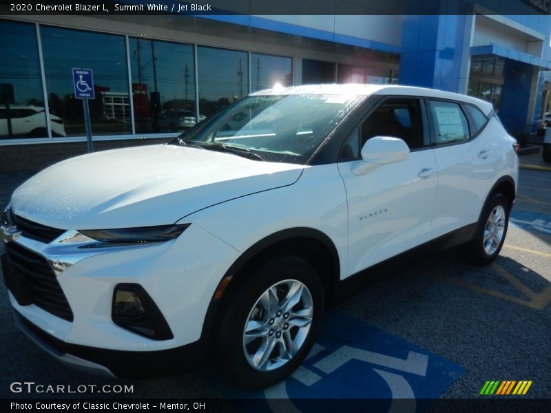 Summit White / Jet Black 2020 Chevrolet Blazer L