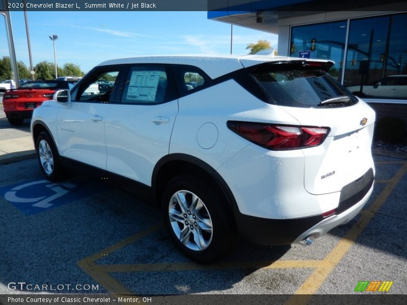 Summit White / Jet Black 2020 Chevrolet Blazer L
