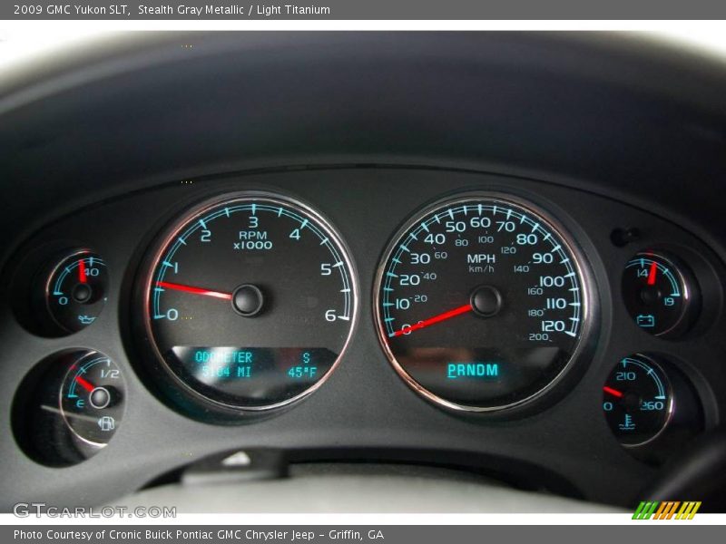 Stealth Gray Metallic / Light Titanium 2009 GMC Yukon SLT