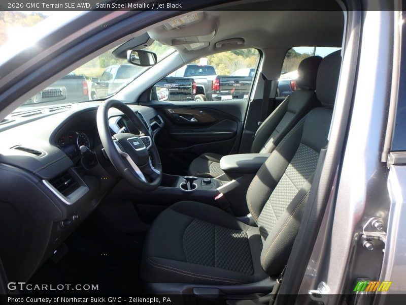 Satin Steel Metallic / Jet Black 2020 GMC Terrain SLE AWD
