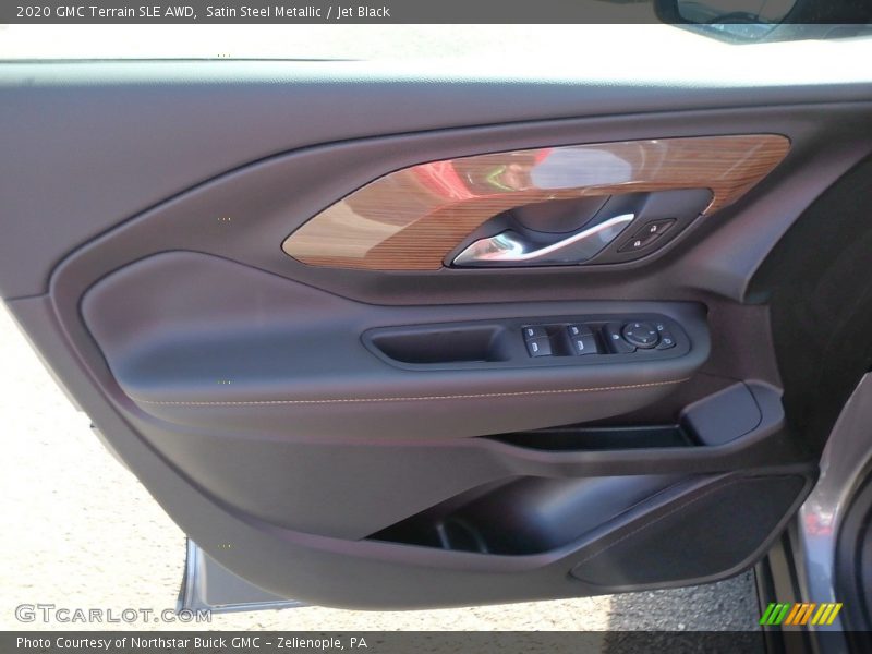 Satin Steel Metallic / Jet Black 2020 GMC Terrain SLE AWD