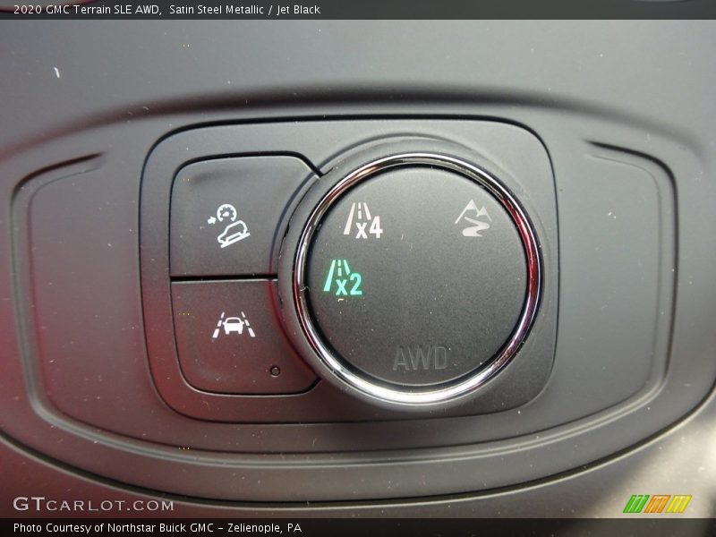 Satin Steel Metallic / Jet Black 2020 GMC Terrain SLE AWD