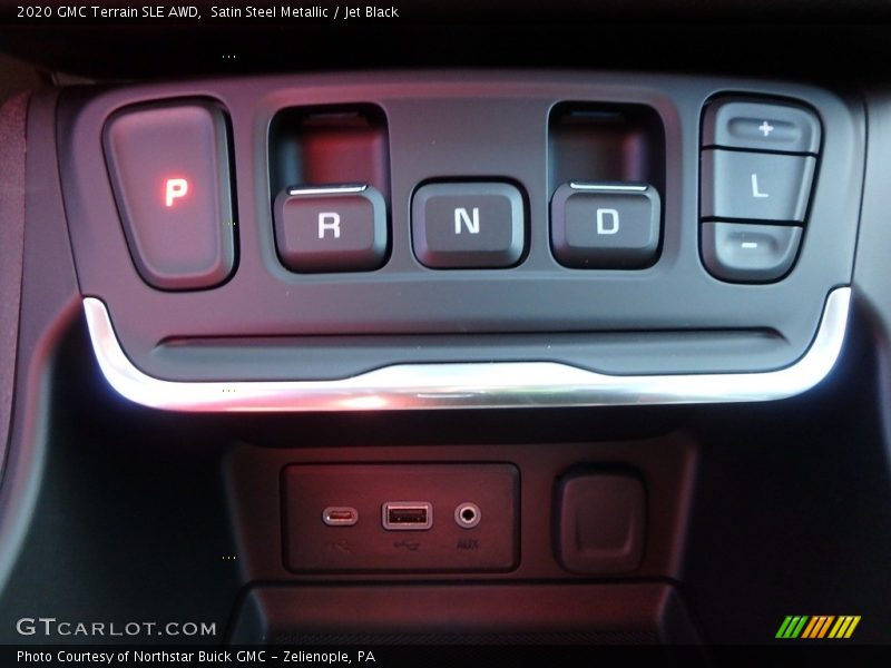Satin Steel Metallic / Jet Black 2020 GMC Terrain SLE AWD