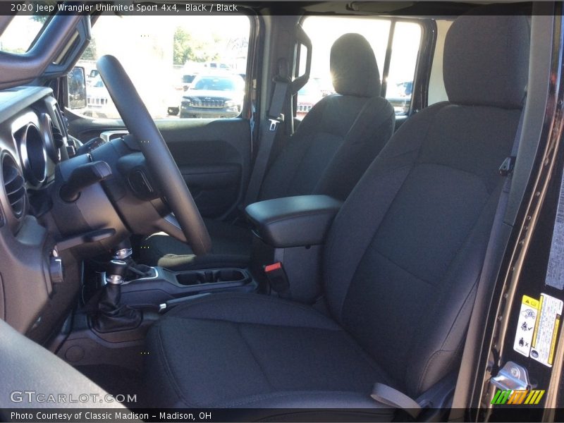 Black / Black 2020 Jeep Wrangler Unlimited Sport 4x4