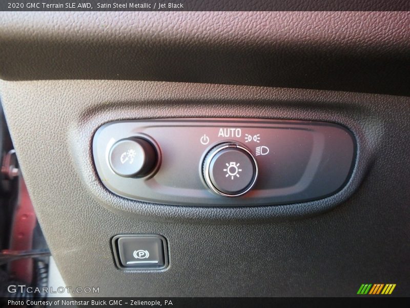 Satin Steel Metallic / Jet Black 2020 GMC Terrain SLE AWD