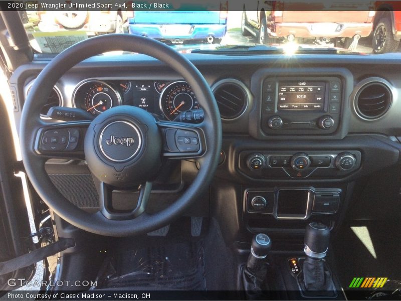 Black / Black 2020 Jeep Wrangler Unlimited Sport 4x4