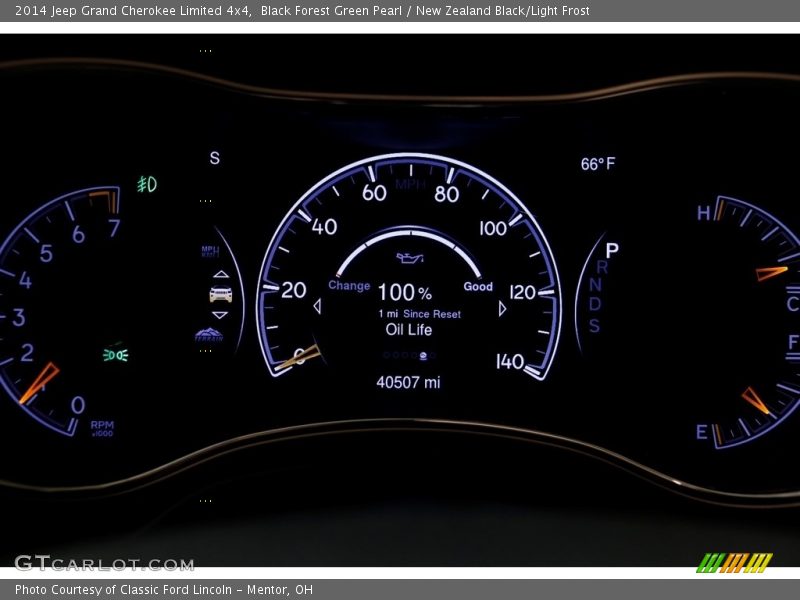 Black Forest Green Pearl / New Zealand Black/Light Frost 2014 Jeep Grand Cherokee Limited 4x4