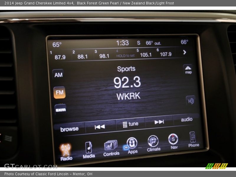 Black Forest Green Pearl / New Zealand Black/Light Frost 2014 Jeep Grand Cherokee Limited 4x4