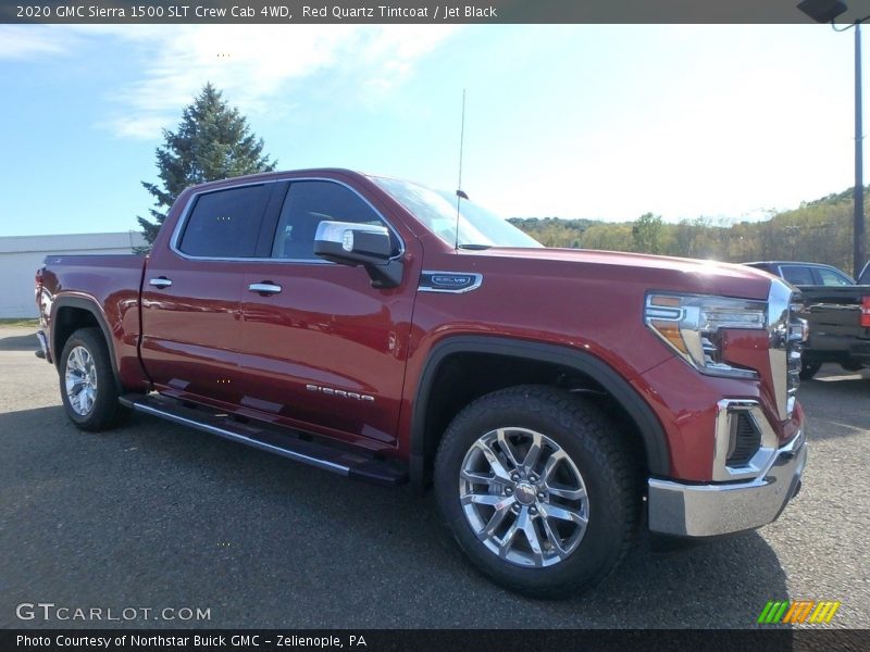 Red Quartz Tintcoat / Jet Black 2020 GMC Sierra 1500 SLT Crew Cab 4WD