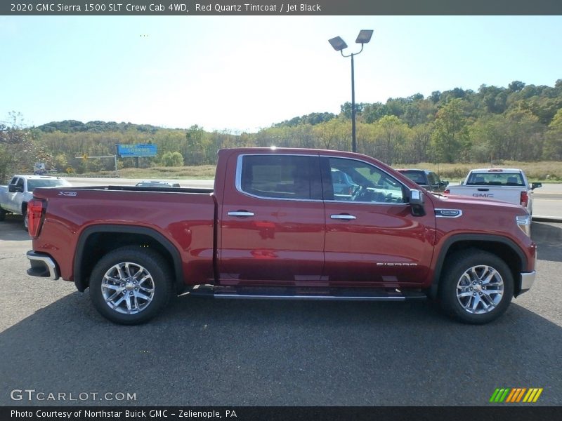 Red Quartz Tintcoat / Jet Black 2020 GMC Sierra 1500 SLT Crew Cab 4WD