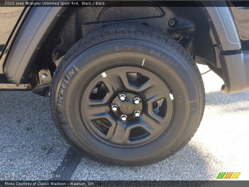 Black / Black 2020 Jeep Wrangler Unlimited Sport 4x4