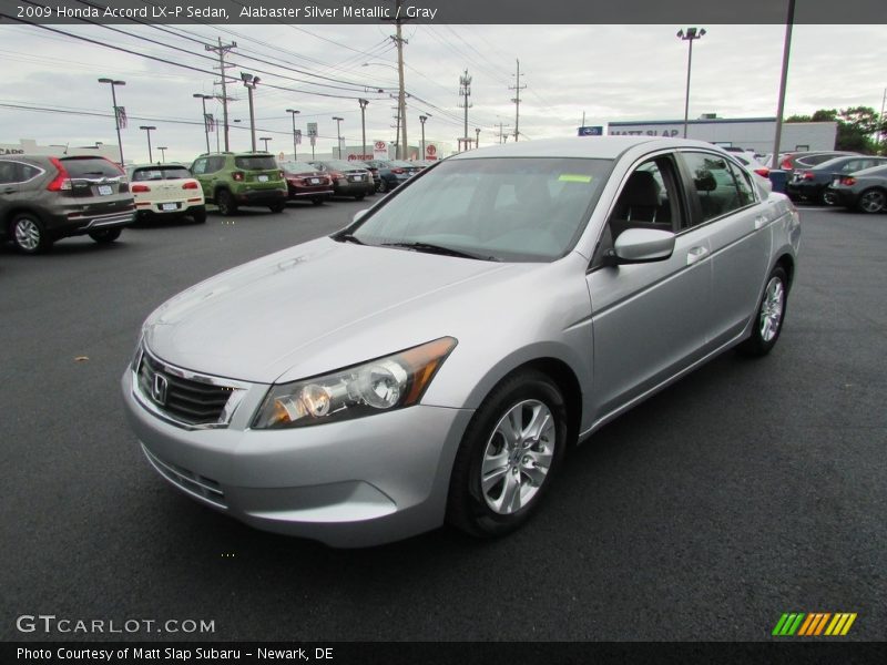 Alabaster Silver Metallic / Gray 2009 Honda Accord LX-P Sedan