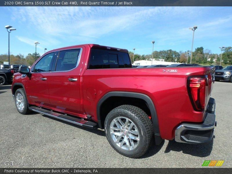 Red Quartz Tintcoat / Jet Black 2020 GMC Sierra 1500 SLT Crew Cab 4WD