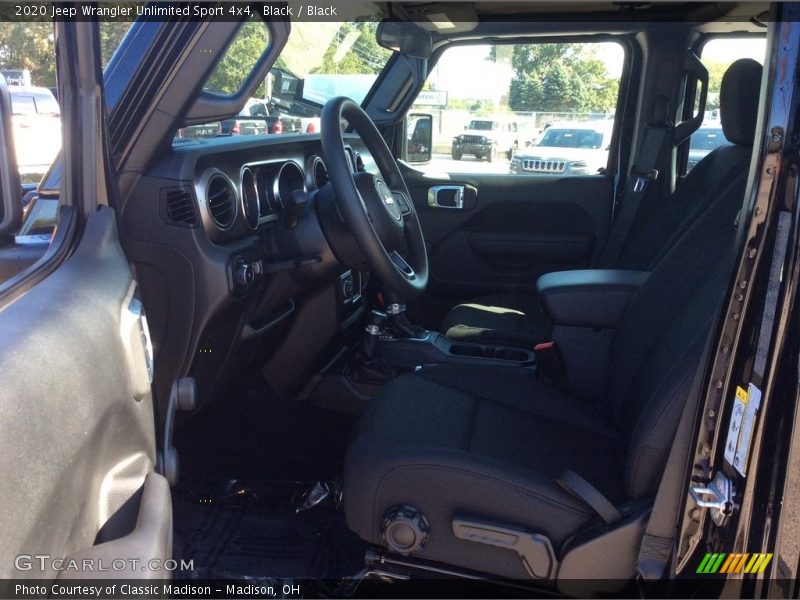 Black / Black 2020 Jeep Wrangler Unlimited Sport 4x4