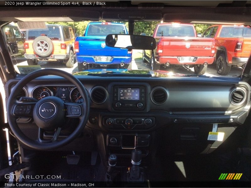Black / Black 2020 Jeep Wrangler Unlimited Sport 4x4