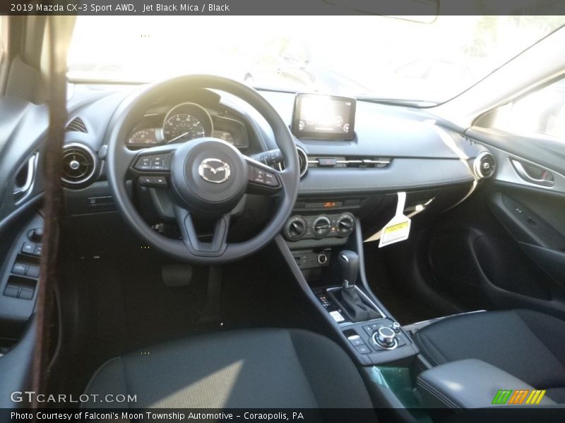 Jet Black Mica / Black 2019 Mazda CX-3 Sport AWD