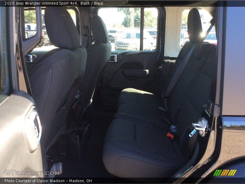 Black / Black 2020 Jeep Wrangler Unlimited Sport 4x4