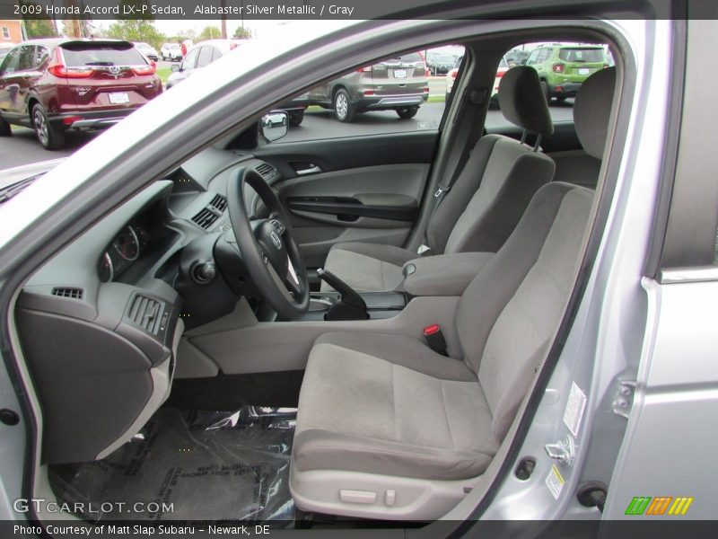 Alabaster Silver Metallic / Gray 2009 Honda Accord LX-P Sedan
