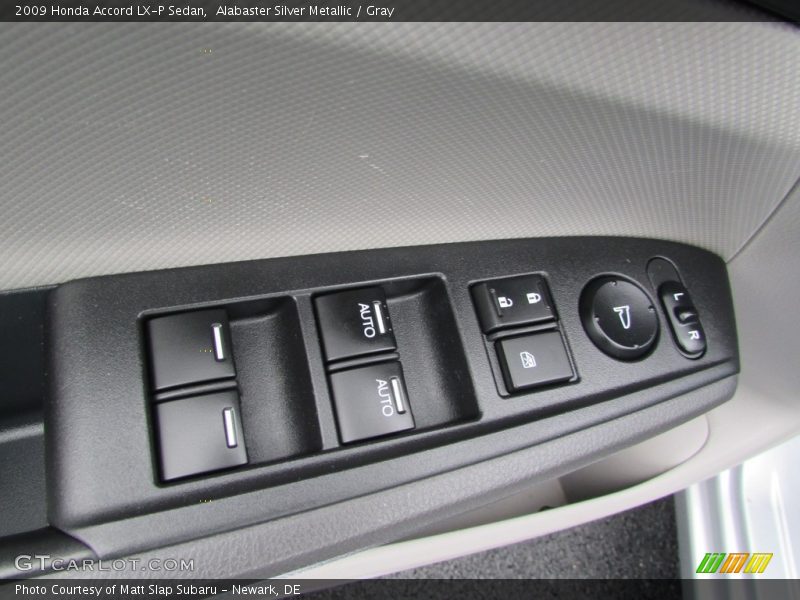 Alabaster Silver Metallic / Gray 2009 Honda Accord LX-P Sedan