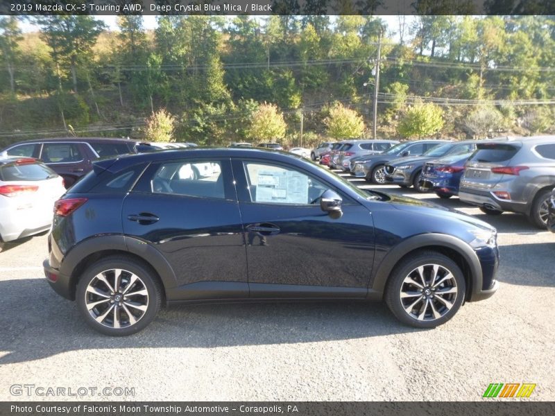 Deep Crystal Blue Mica / Black 2019 Mazda CX-3 Touring AWD
