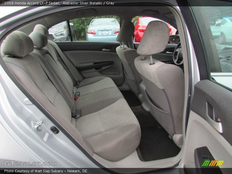 Alabaster Silver Metallic / Gray 2009 Honda Accord LX-P Sedan