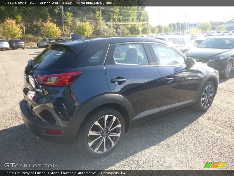 Deep Crystal Blue Mica / Black 2019 Mazda CX-3 Touring AWD