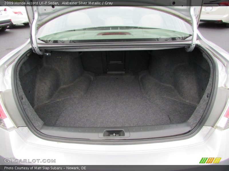 Alabaster Silver Metallic / Gray 2009 Honda Accord LX-P Sedan