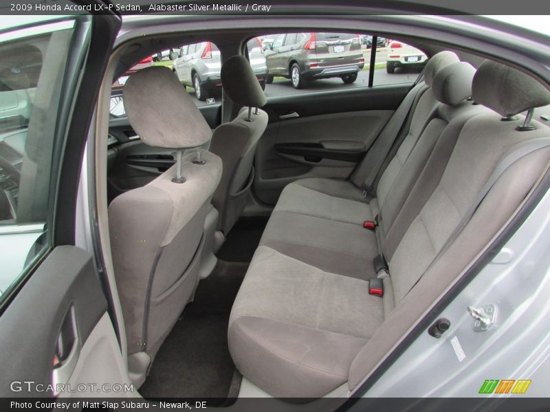 Alabaster Silver Metallic / Gray 2009 Honda Accord LX-P Sedan