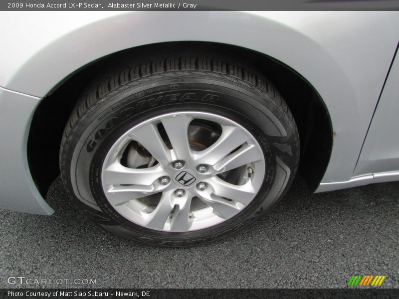 Alabaster Silver Metallic / Gray 2009 Honda Accord LX-P Sedan