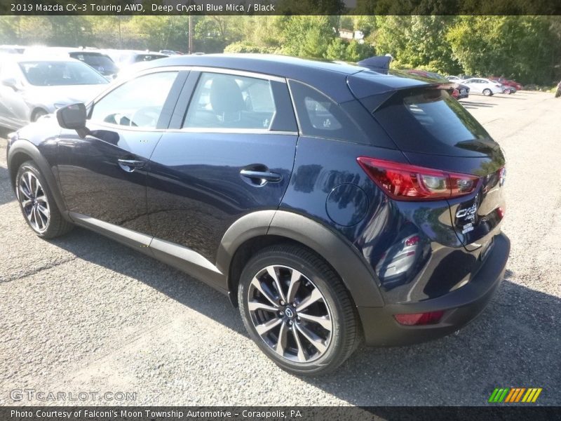 Deep Crystal Blue Mica / Black 2019 Mazda CX-3 Touring AWD