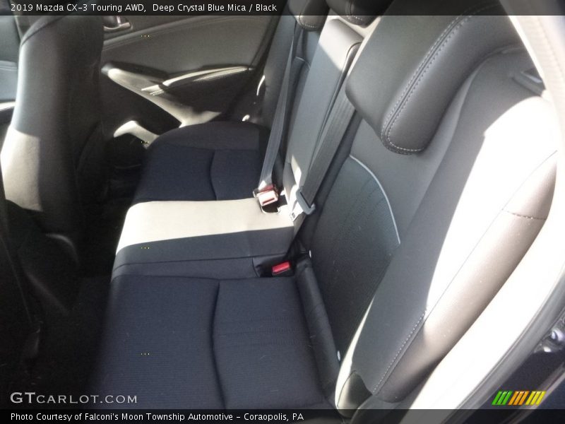 Deep Crystal Blue Mica / Black 2019 Mazda CX-3 Touring AWD