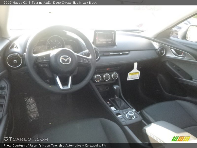 Deep Crystal Blue Mica / Black 2019 Mazda CX-3 Touring AWD