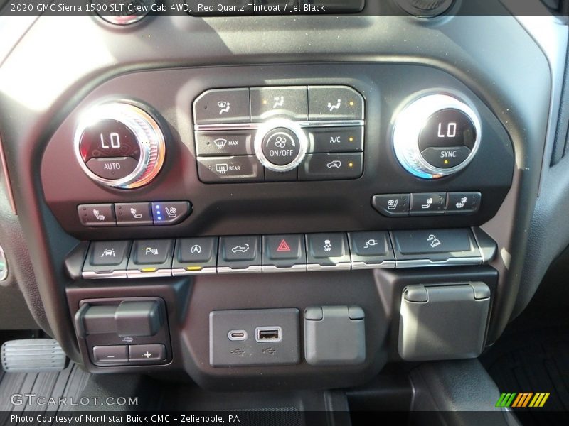 Red Quartz Tintcoat / Jet Black 2020 GMC Sierra 1500 SLT Crew Cab 4WD