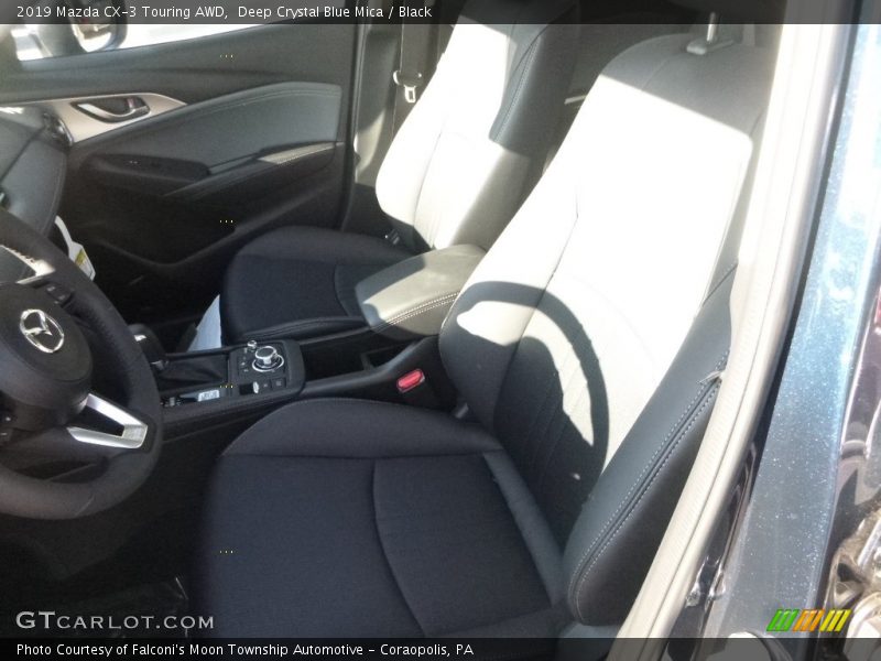 Deep Crystal Blue Mica / Black 2019 Mazda CX-3 Touring AWD