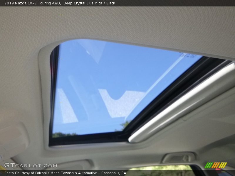 Deep Crystal Blue Mica / Black 2019 Mazda CX-3 Touring AWD