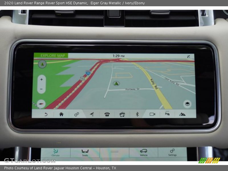 Navigation of 2020 Range Rover Sport HSE Dynamic