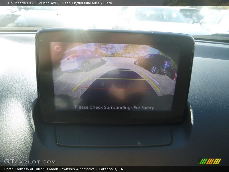 Deep Crystal Blue Mica / Black 2019 Mazda CX-3 Touring AWD