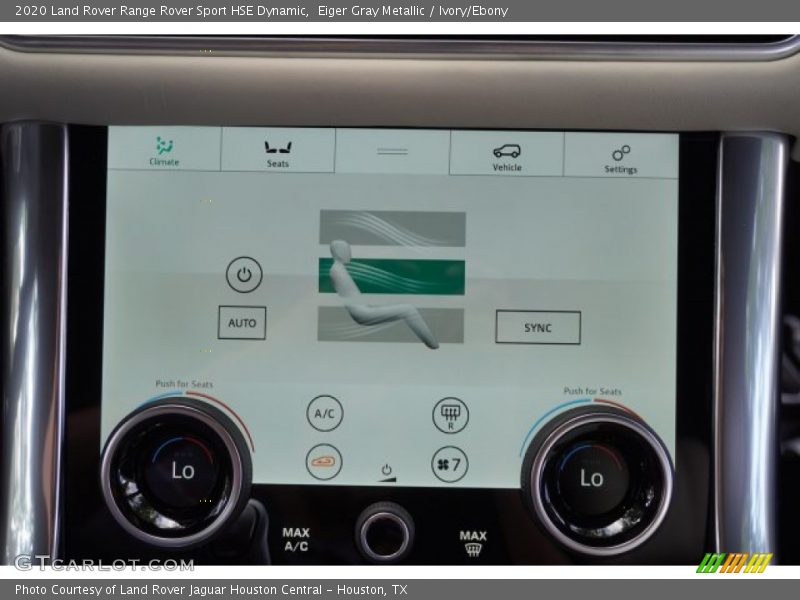 Controls of 2020 Range Rover Sport HSE Dynamic