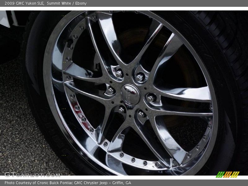 Summit White / Ebony 2009 GMC Yukon SLE