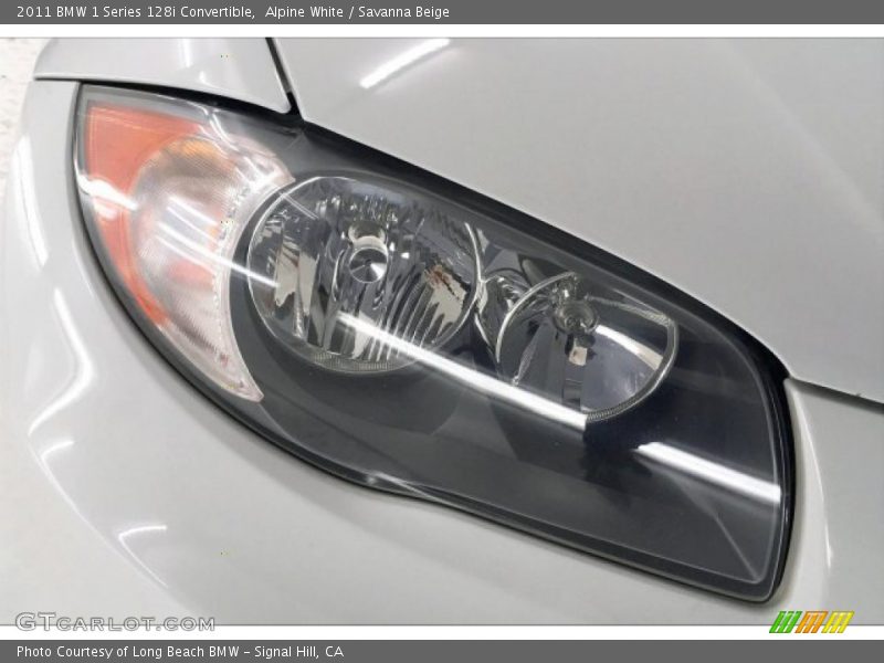 Alpine White / Savanna Beige 2011 BMW 1 Series 128i Convertible