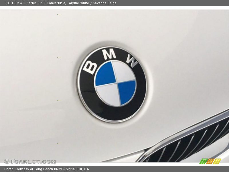Alpine White / Savanna Beige 2011 BMW 1 Series 128i Convertible