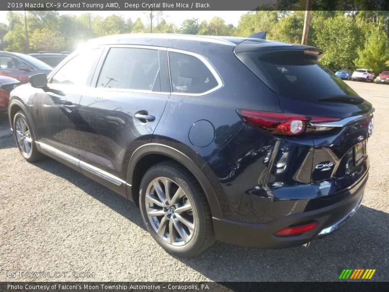 Deep Crystal Blue Mica / Black 2019 Mazda CX-9 Grand Touring AWD