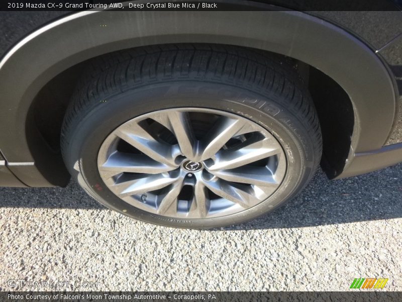 Deep Crystal Blue Mica / Black 2019 Mazda CX-9 Grand Touring AWD