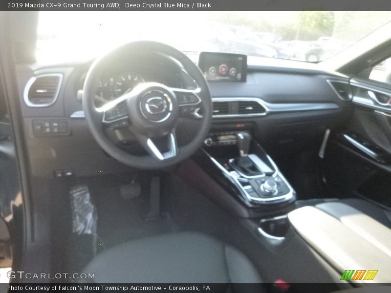 Deep Crystal Blue Mica / Black 2019 Mazda CX-9 Grand Touring AWD