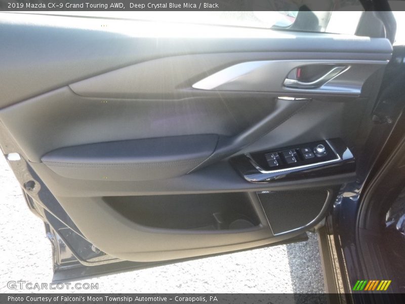 Deep Crystal Blue Mica / Black 2019 Mazda CX-9 Grand Touring AWD