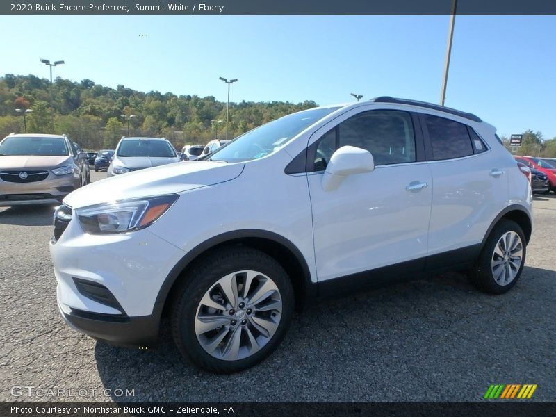 Summit White / Ebony 2020 Buick Encore Preferred