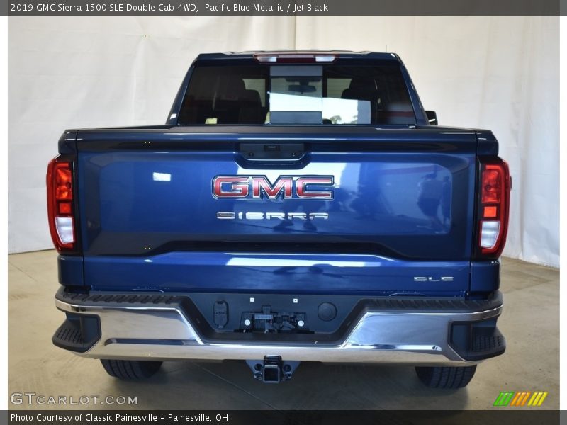 Pacific Blue Metallic / Jet Black 2019 GMC Sierra 1500 SLE Double Cab 4WD