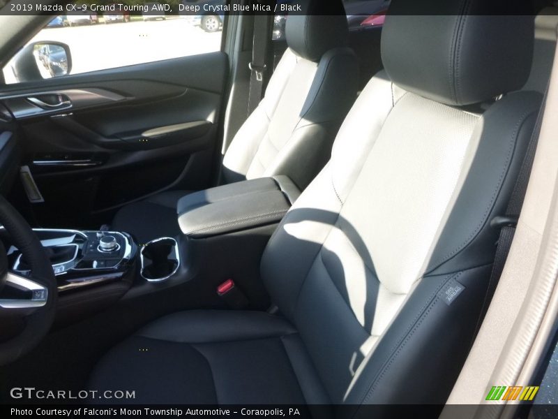 Deep Crystal Blue Mica / Black 2019 Mazda CX-9 Grand Touring AWD